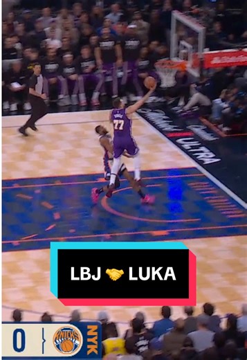 LeBron James to Luka Doncic for first bucket of the game at MSG 🔥 #NBAPhilippines #NBAHighlights #Lakers #SportsOnTikTok #BasketballPH