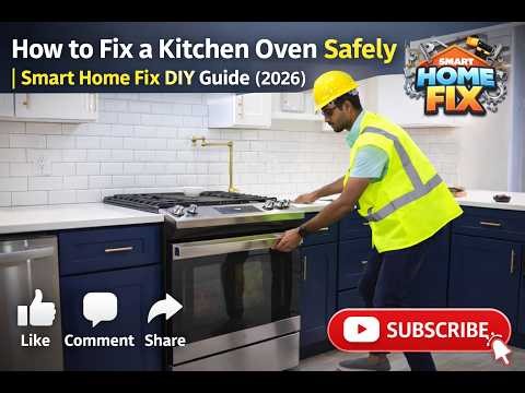 How to Fix a Kitchen Oven Safely | Smart Home Fix DIY Guide (2026)