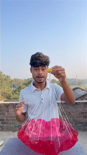 Mini Parachute 😱 Works or Not ? #shots #shortvideo