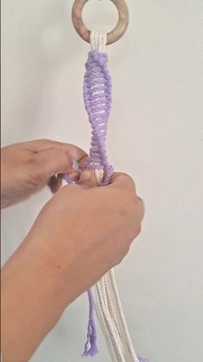 How to make Macrame Spiral knot #howtomake #macrame #macrametutorial #macramecreation