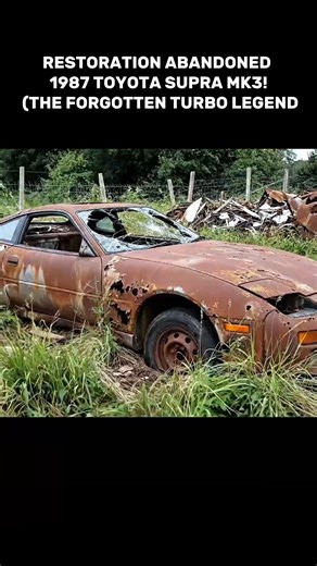 RESTORATION MASTER on Instagram: "RESTORATION ABANDONED 1987 TOYOTA SUPRA MK3! (THE FORGOTTEN TURBO LEGEND) THE UNBELIEVABLE STORY: Deep inside a forgotten industrial warehouse, hidden under a mountain of old tires and dusty tarps, we found a sleeping giant from the 80s: A 1987 Toyota Supra MK3. This is not just a car; it is the pioneer of Toyota's high-performance era, the first to carry the legendary Turbo badge as a standalone model, missing for over 25 years! This 80s JDM ICON was found in a