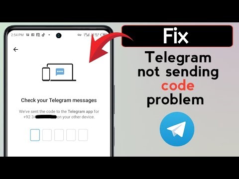 How to fix telegram not sending code problem