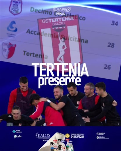 @diariosportivo_sardegna on Instagram: "PRIMA A- il Tertenia di mister Salerno, che tiene il passo del trenino di testa grazie al successo, di misura, ottenuto contro il Decimoputzu, che vale per l’ottava vittoria in questo campionato."