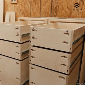 Building a LUXURY Desk Using BASIC Tools #woodworking #diybuilds #desk #deskbuild | Spencley Design Co