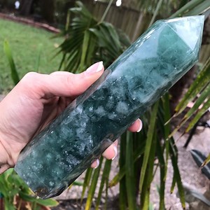 Green Fluorite Tower, Generator, Point - Etsy
