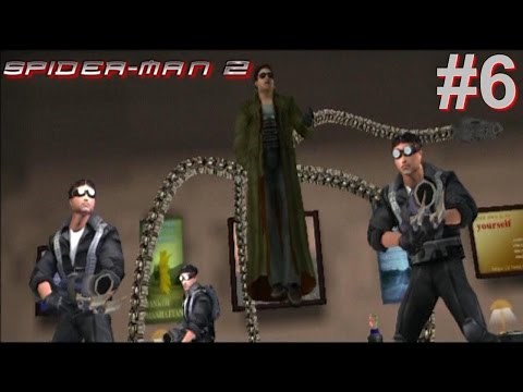 Spider-Man 2 PS2 Gameplay #6 [Spidey vs Doc Ock]