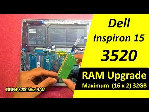 🛠️ Dell Inspiron 3520 Upgrade RAM. How to Dell Inspiron 15 3520 - disassembly and upgrade options