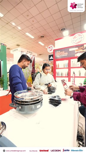 Here’s how United Ekta Group is making its mark at the India International Trade Fair 2025! From showcasing our latest innovations to connecting with the visitors, it has truly been an exciting and heartwarming experience so far. We’re here till November 27th; come stop by and explore our range. 📍 Hall 11, Stall 06-A & 06-B Bharat Mandapam, Pragati Maidan, Delhi #PragatiMaidan #UnitedEktaGroup | United Ekta Group