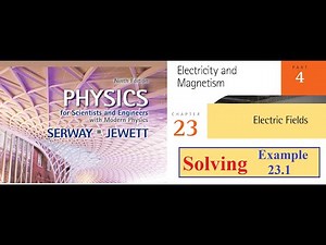 Solving Example 23.1- Chapter 23- Physics for scientists and engineers [Serway] 9th edition