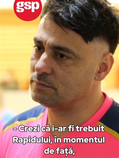 Mugurel Buga: Rapidul poate deveni campion în Superliga