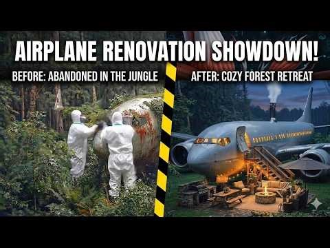 I Turned an Abandoned Airplane Into a Hidden Forest Retreat.