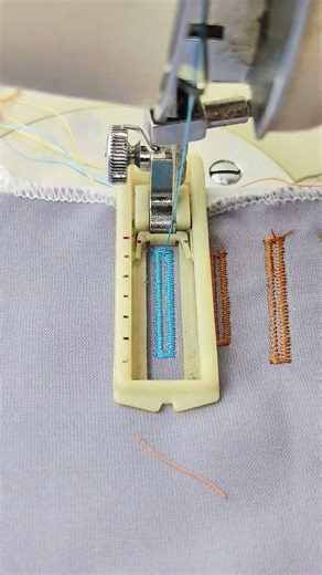 Sewing buttonhole pattern #sewing