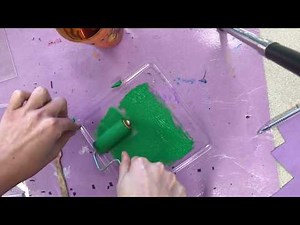 Printmaking: How to use a brayer