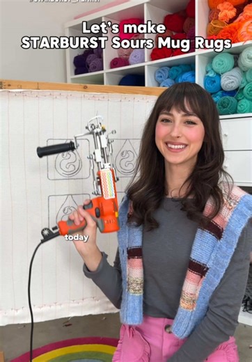 Create Colorful Mug Rugs with Starburst Sours