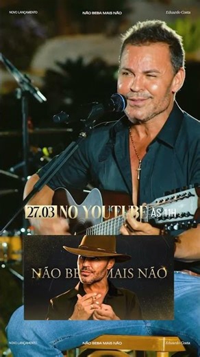 Friday the 27th marks the release of "Don't Drink Anymore" here on YouTube. #EduardoCosta