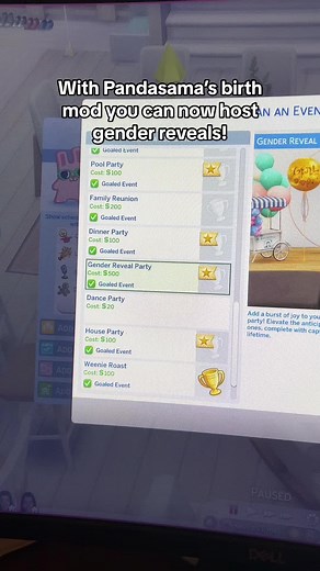How to Host Gender Reveals with Pandasama's Sims 4 Birth Mod
