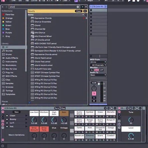 User Friendly on Instagram: "New video is live on my channel! Enjoy! Learn how to create intricate glitchy beats in Ableton Live without manually drawing in every note. In this tutorial, I’ll show you how to use MIDI effects like Arpeggiator, Random, Chord, and Expression Control to generate complex, rhythms automatically."