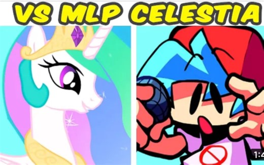 Friday Night Funkin' VS Celestia - My Little Pony (FNF MOD)