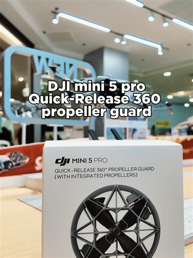 mini 5 pro properller guard ตัวป้องกันใบพัดสำหรับ mini 5 pro ของเข้าแล้ว ติดตั้งง่าย ปลอดภัย 📍มาเป็นเจ้าของกันได้ที่ : 📌DJI Experience Store - Future Park Rangsit (ชั้น 2) 📞 098-851-9938 . #DJIExperieceStore #DJI #DJITHAILAND #DJI #drone #mini5pro