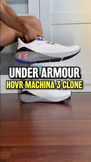 UNDER ARMOUR HOVR MACHINA 3 CLONE 👟 #running #runningshoes