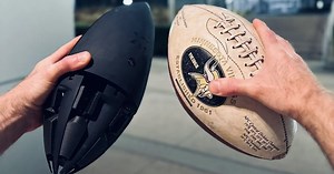 Небезпечний "футбольний м'яч": стартап XDOWN розробив оригінальний дрон PS Killer (фото)