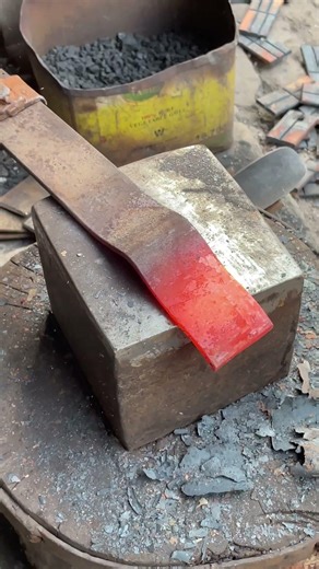 Leaf Spring End Straightening 🔥 | Blacksmith Satisfying Work #forgedfromiron