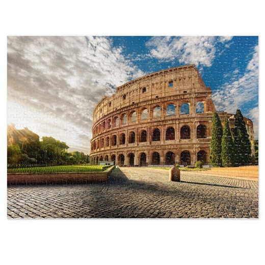Colosseum Puzzle, 7 Wonders of the World, Travel Theme - Etsy