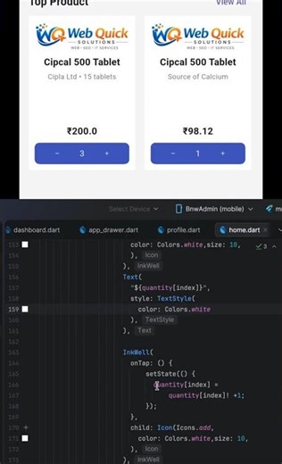 Create Product Section in Flutter 🚀 | Step-by-Step UI Tutorial #flutter #shorts #viral