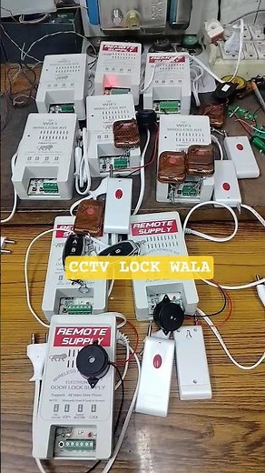 Power Supply Electric Door Lock with Remote Switch Wifi Operated, Smart Locks Main Gate