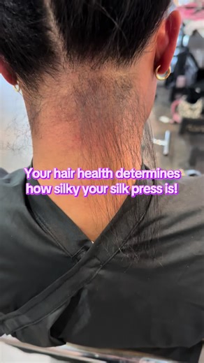 I can only do so much queens!😗 | silk press