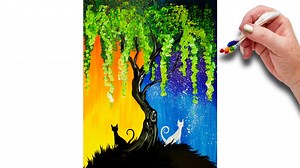 28K views · 433 reactions | Free full Acrylic Art lesson with the Art...