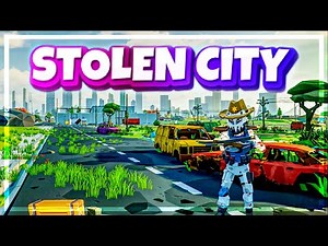 NEW Open World Low Poly SURVIVAL With Raiders - STOLEN CITY (First Look)