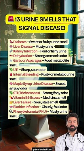 🧑‍🔬 13 Urine Smells That Signal Disease