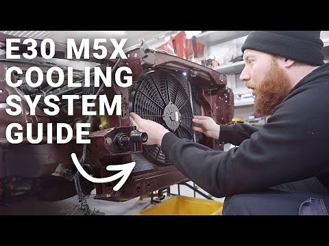 BMW E30 M52 Swap Cooling System Guide [E36 AC Radiator + SPAL 16" Pusher Fan & Wiring] 055