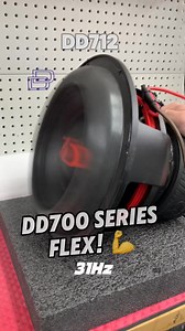 FLEX Friday 💪🔊12” DD7100 series subwoofer flex action #ddaudio #caraudio #basshead #subwooferflex #subwoofer | DD Audio