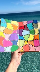 Fun and relaxing drawing idea. Comment “PATTERN” and I’ll message you a link to the step-by-step tutorial which also includes all the supply links. | Color Made Happy
