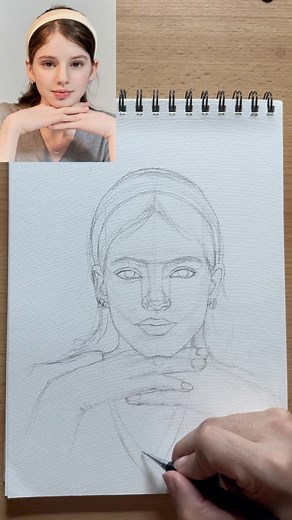 31K views · 18 reactions | Drawing the proportions of the front face using the Loomis method There will be a part 2 for watercolors . . #tutorial #drawing #sketchbook #practice #sketch #draw #رسم #تتوريال #art #بورتريه #drawing #realisticface #watercolor #watercolors | Hamed Elshal | Facebook