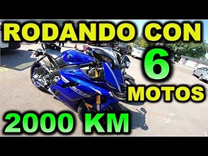 RODANDO CON 6 MOTOS 2000 KILOMETROS - BLITZ RIDER MARKETING TOUR 1-4