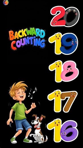 backward counting by 20 #kidslearning #staylittlechannel