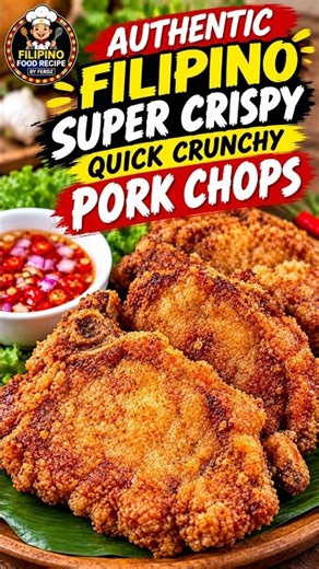 Filipino-Style Crispy Belly Pork Chops 🔥 Juicy Inside, Crunchy Outside!