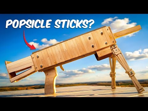 How Dangerous Is A Popsicle Stick Gun That I Built?