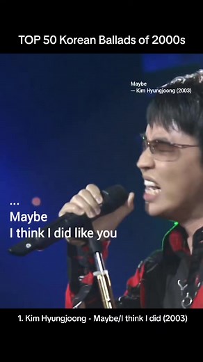 Top 50 Korean Ballads of 2000s: Kim Hyungjoong - Maybe/I think I did
