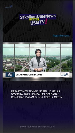 ICOMERA 2025 event #usmnews #usmtv #universityofbrawijaya #ubengineering