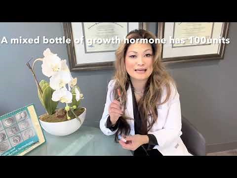 Growth Hormone Injection Instructions— any dose - based on units