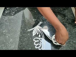 Simple & Beautiful Easy Rangoli Design | Step-by-Step Tutorial for Beginners