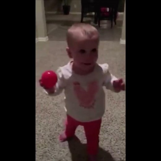 13 month old Bella walking for the first time 🥺 {Shanann Watts}