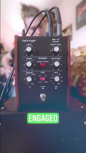 You only get this volumetric sound with THIS kind of pedal #behringer #BM13 #Phaser #pedals #guitar