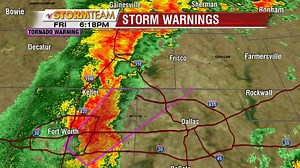 Update: As of 6:38, the tornado warning just south of Frisco has been cancelled. The Frisco area could get a strong to severe t-storm between 7 and 8:30 p.m. Keep alert for approaching severe weather. | Valley News Live