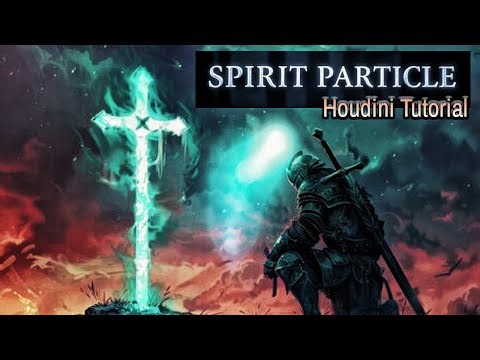 SPIRIT PARTICLE FX in Houdini | Tutorial | Cinematic Ghost Energy Simulation Breakdown