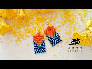 How to Make Colorful Peyote Earrings | Handmade Beaded Jewelry Tutorial